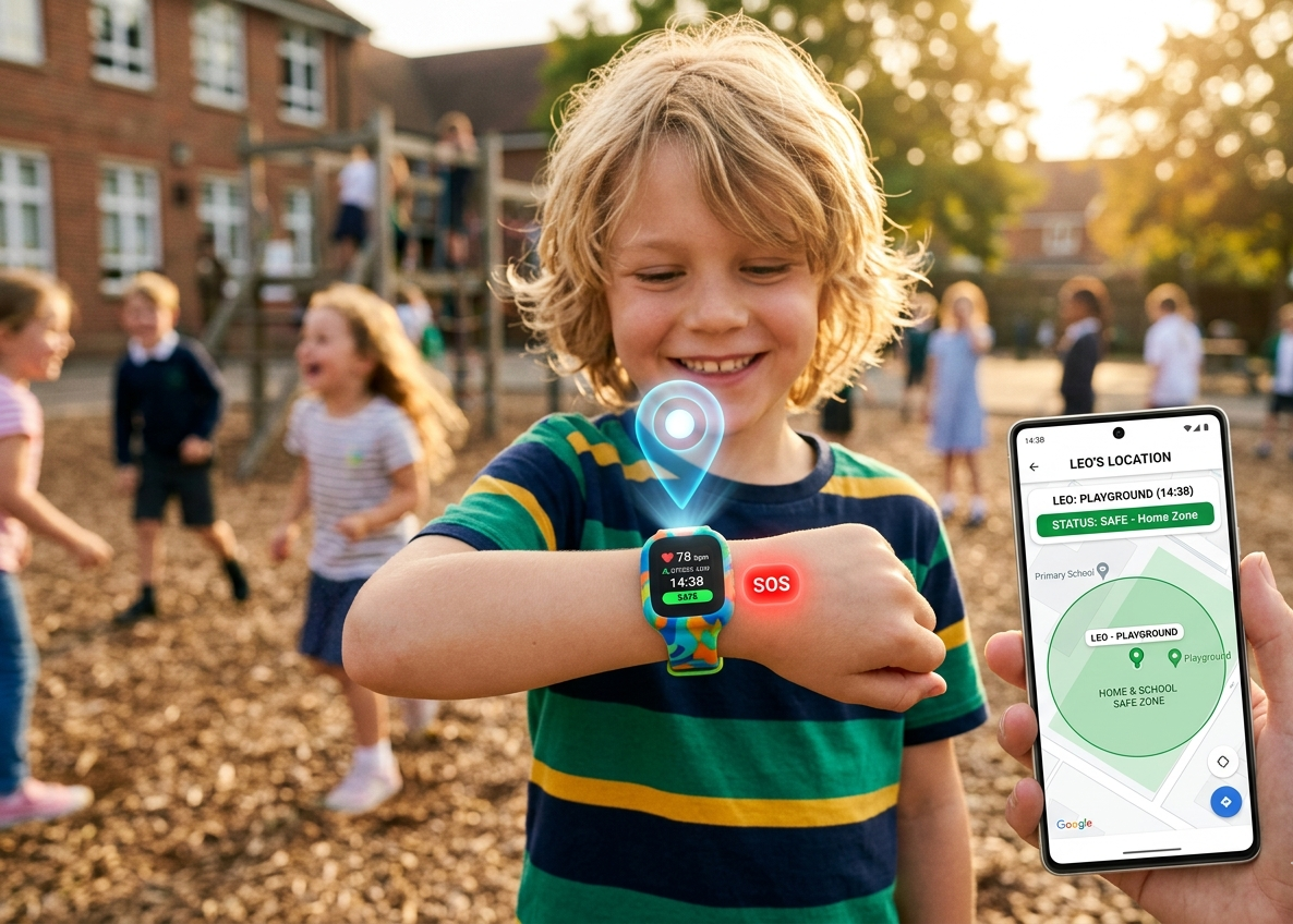 KidSafe Band — Child Location & Emotion Tracking Wearable