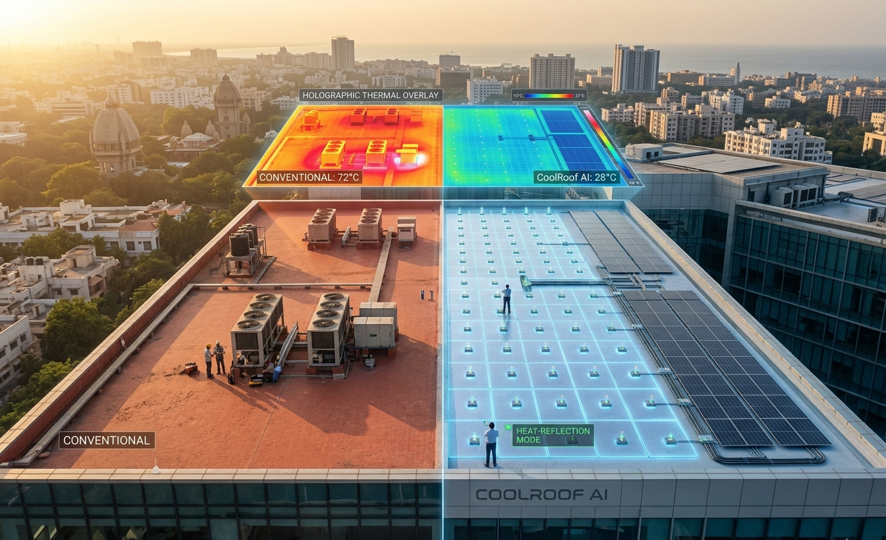 CoolRoof AI — Smart Adaptive Thermal Roofing System