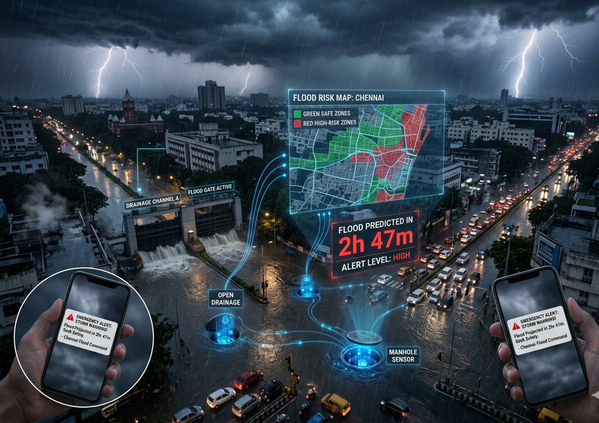FloodSense — AI Urban Flood Prediction & Prevention Network