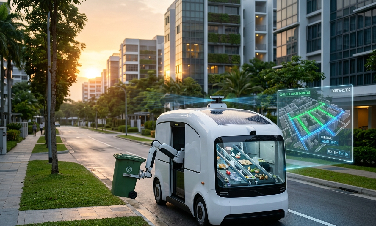 WasteBot — Autonomous AI Garbage Collection Robot